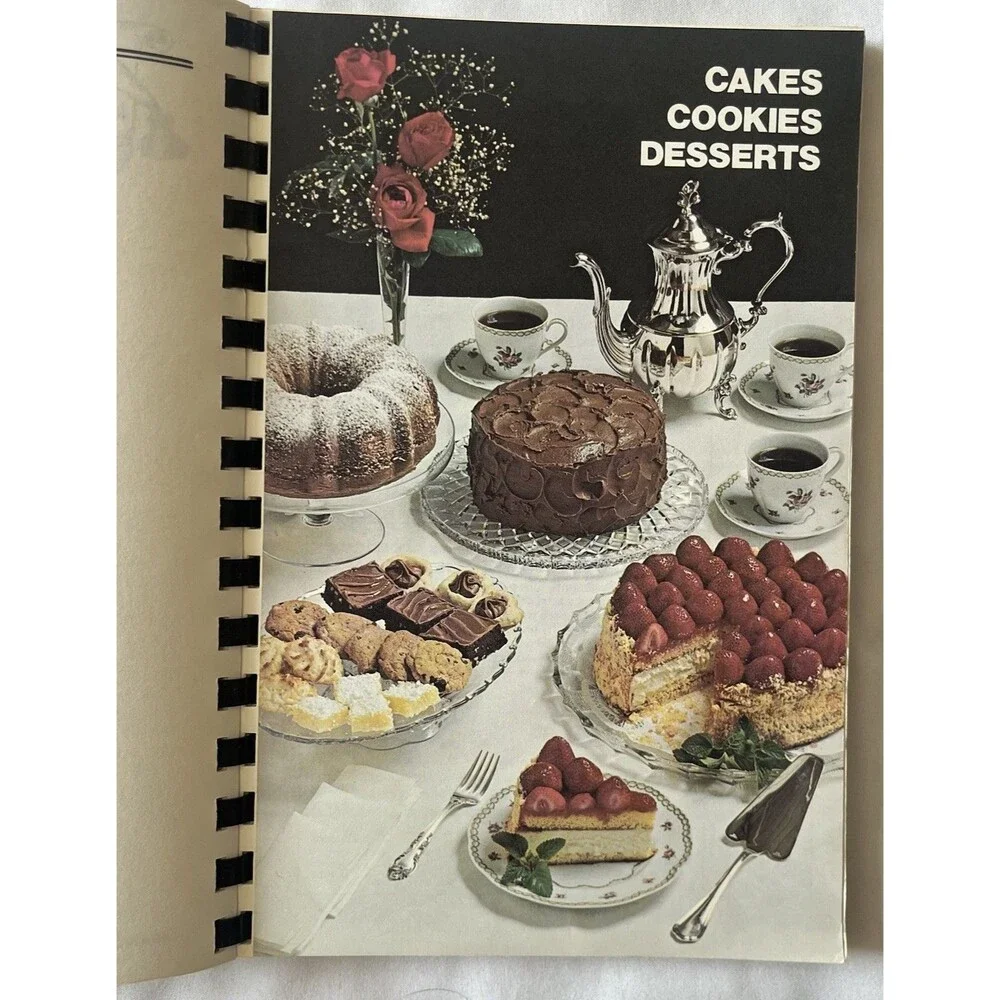 Vintage Spiral Christ Lutheran Church Cookbook Whitefish MT 50th Anniv 1925-1975